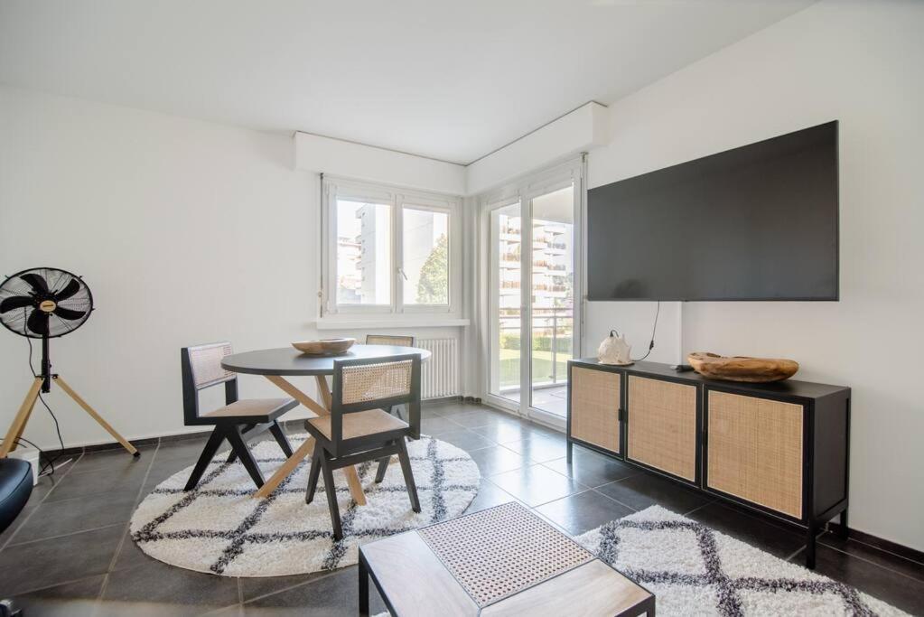 Lugano Ferienwohnung Naehe Vom See Mit Swimmingpool & Sauna Paradiso Exterior foto